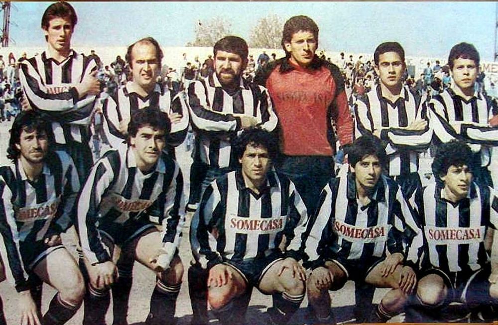 Gustavo Mezzabotta, en un Gimnasia histórico.