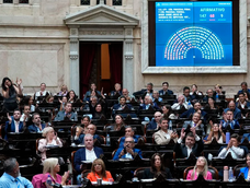 Diputados: media sanción a la Ley de Juicio en Ausencia para los iraníes acusados por el atentado a la AMIA. Foto: NA