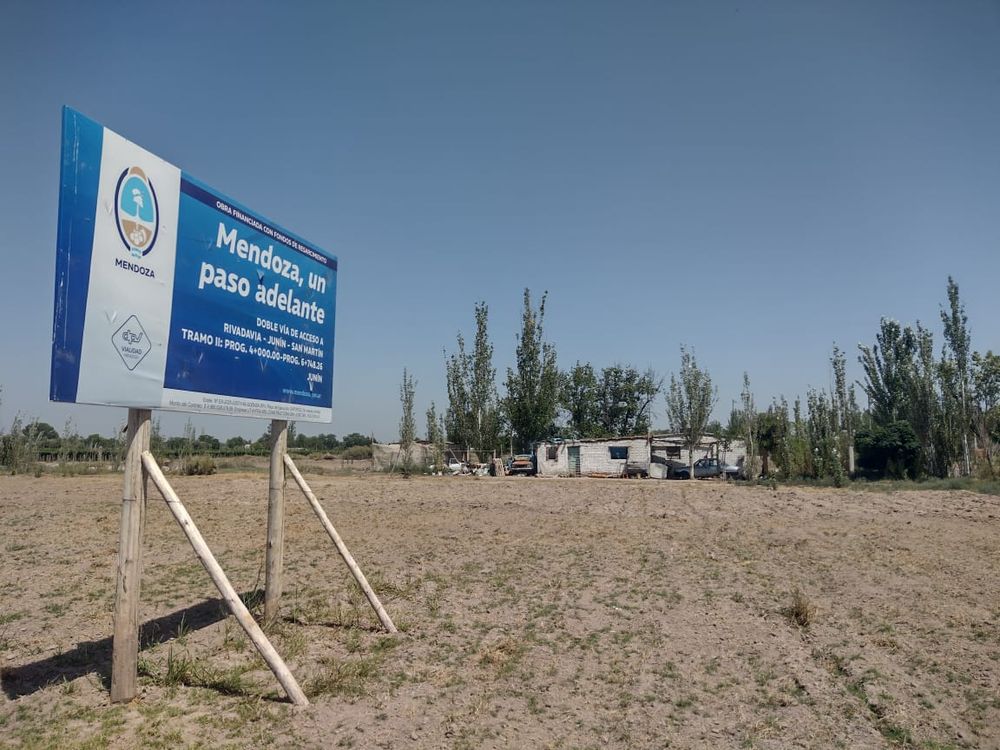 Cuenta regresiva para expropiación y desalojo de las dos familias de Carril Centro, en la obra de la doble vía. (Enrique Pfaab - Los Andes)