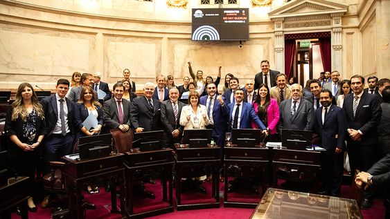 el senado aprobo y convirtio en ley la reforma laboral: milei lo califico de historico
