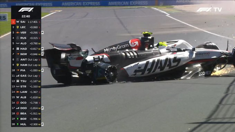 Los Andes | GP de Australia de la F1: Bearman se estrelló contra el paredón