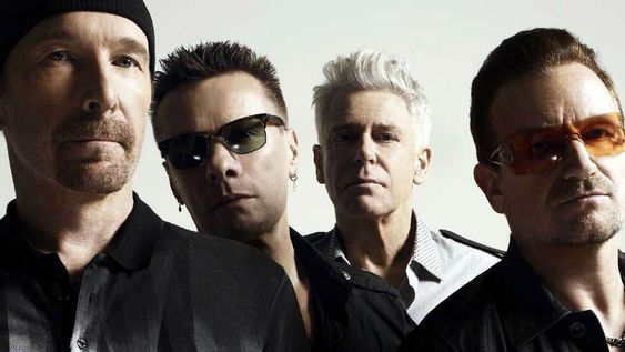 U2, menú principal en los MTV EMA