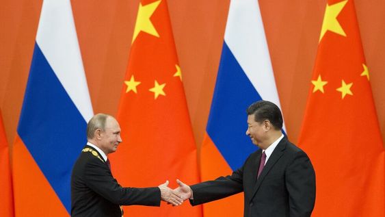 Vladimir Putin y Xi Jinping, presidentes de Rusia y China respectivamente.