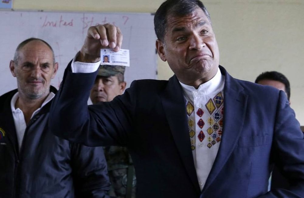 Rafael Correa está en Bélgica y enfrenta varios procesos judiciales con órdenes de prisión.