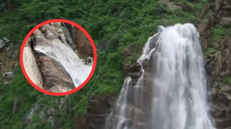 Los Andes | Un turista compartió un video mostrando la cascada falsa y desató la polémica.