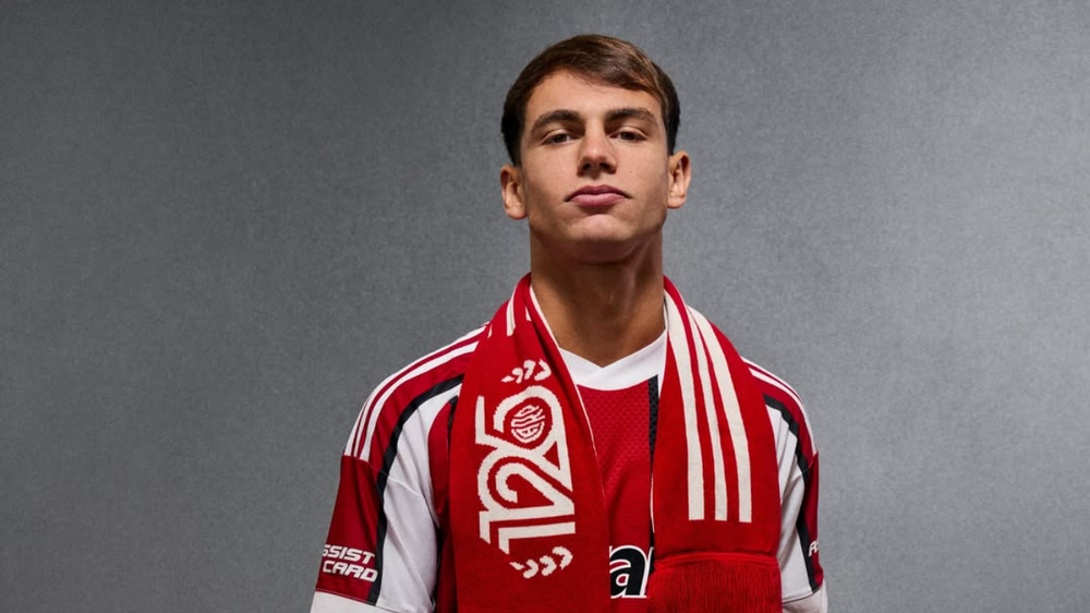 Joaquín Freitas, el pibe de 19 años que deja River para sumarse al plantel de Flamengo.