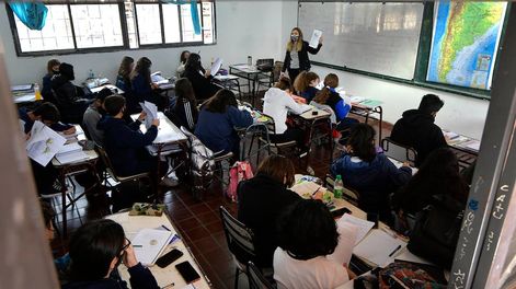 Los Andes | El Consejo Federal de Educación estableció un piso de 190 días de clases para 2022. Foto: Orlando Pelichotti / Los Andes