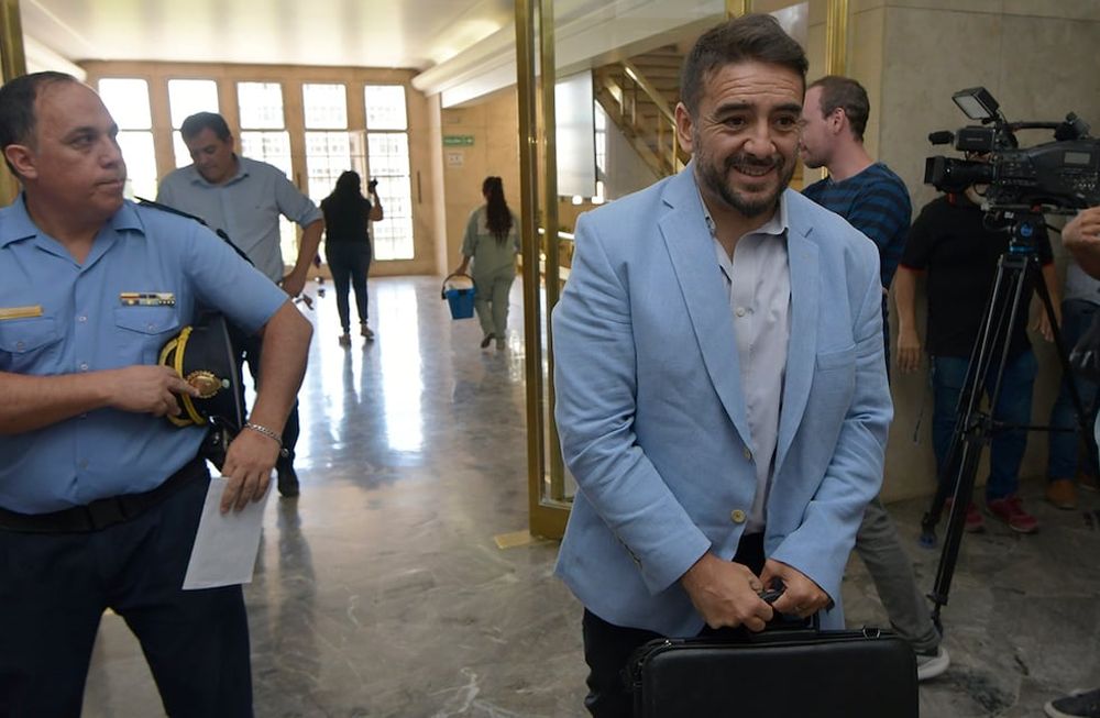 Elecciones 2023Esta mañana en el Poder Judicial, se presentó Boleta Única a intendentes.Fernando Ubieta intendente de La PazFoto: Orlando Pelichotti