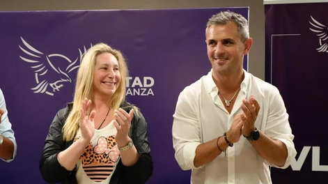 La secretaria general de la Presidencia, Karina Milei, y el presidente de la Cámara de Diputados, Martín Menem | NA