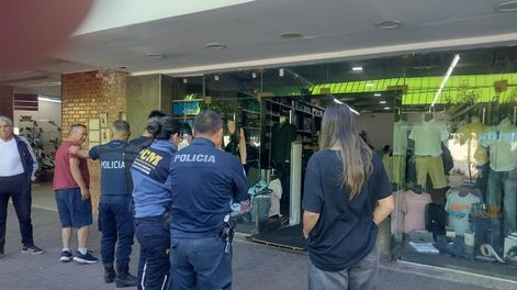 Los Andes | La tienda que fue visitada por un solitario Ladrón. Gentileza