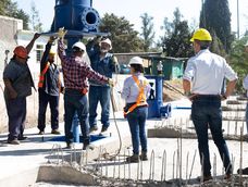 el gobierno oficializo el financiamiento para terminar una obra clave de agua en la favorita: los detalles