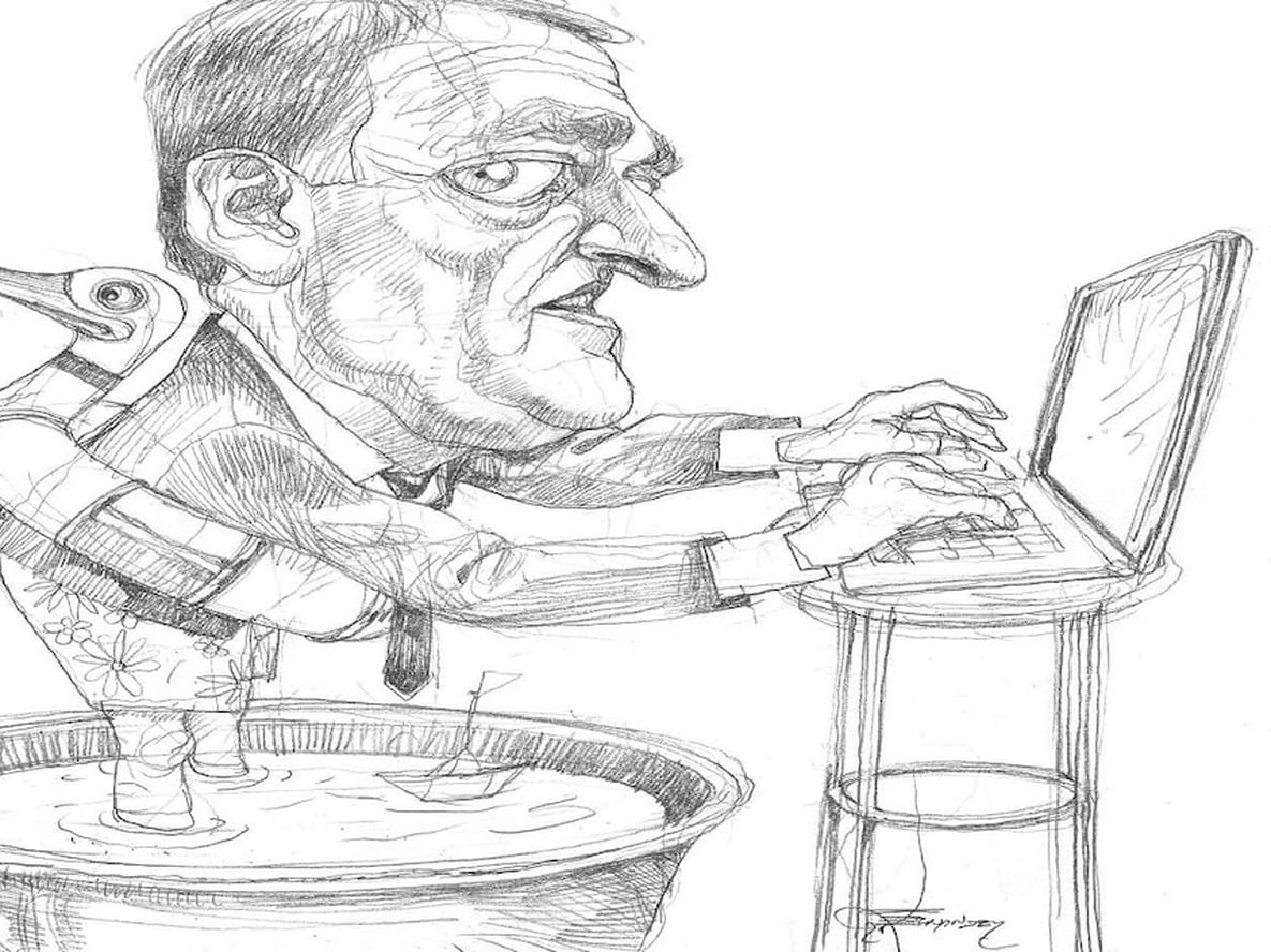 Caricatura: Gabriel Fernández.