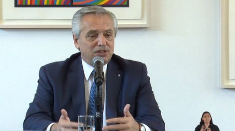 Los Andes | El presidente Alberto Fernández en la conferencia Desafíos globales: una perspectiva latinoamericana en la Universidad The New School.