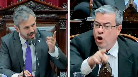 Tensión en Diputados: fuerte cruce entre Menem y Martínez por la reforma del Banco Central.