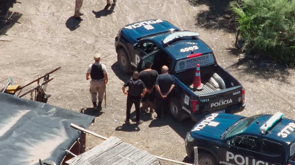 Operativo con drones permitió frenar faena ilegal de caballos en Guaymallén.