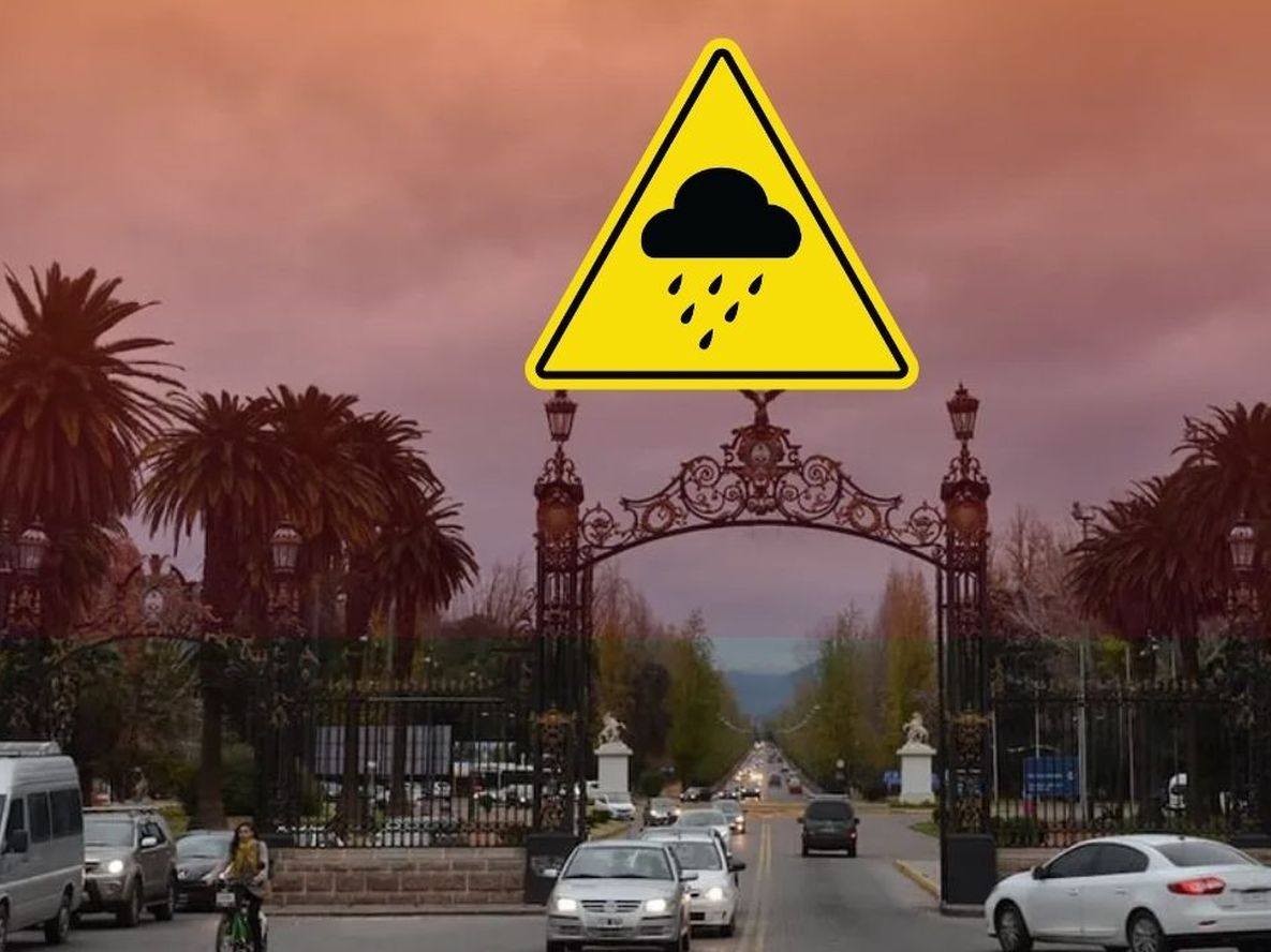 Alerta naranja por tormentas con granizo.