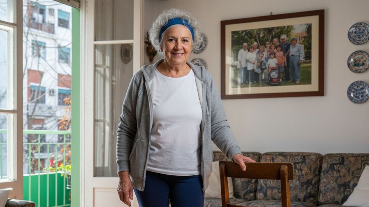 Se hace desde casa y fortalece los músculos de todo el cuerpo: el ejercicio furor entre las personas mayores de 55 años para este invierno
