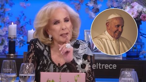 Mirtha Legrand recordó la emotiva carta manuscrita que le envió el papa Francisco.