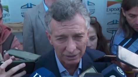 Mauricio Macri en ExpoAgro.&nbsp;