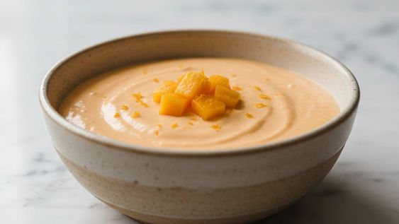 postre facil, fresco y sin horno: como hacer un mousse de durazno o frutilla para los dias de calor