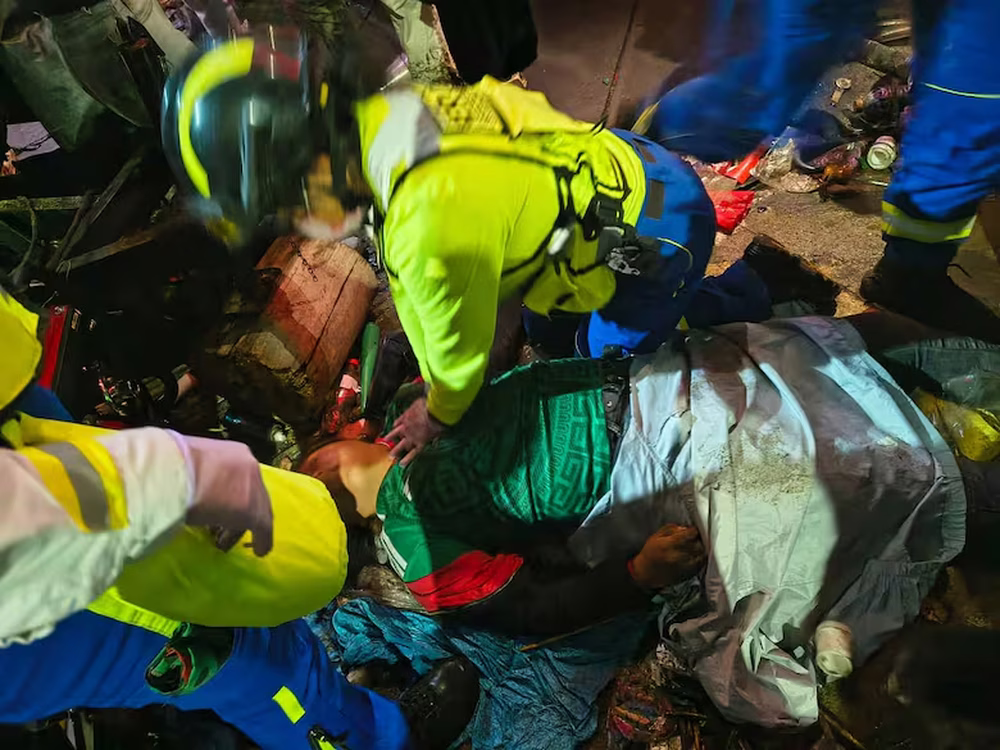 Tres personas murieron por asfixia durante los festejos. 