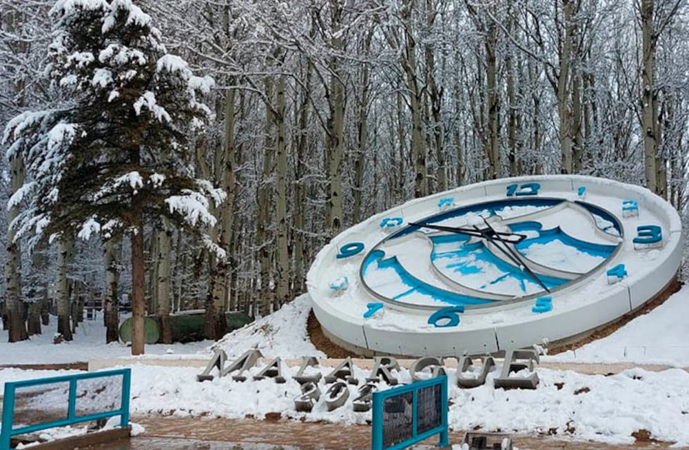 La nieve dejó hermosas postales en Malargüe y en San Rafael. Las rutas entre esos departamentos debieron ser despejadas. Foto: gentileza Municipalidad de Malargüe