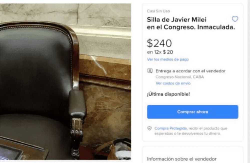 La insólita publicación. Foto: Web
