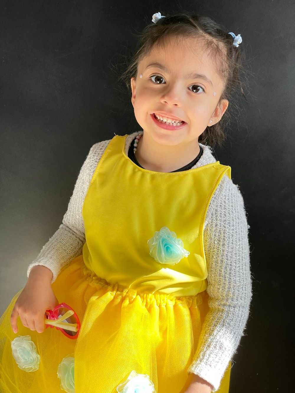 Martina tiene 6 años, el año que viene va empezar primer grado en una escuela de Malargüe, y tiene síndrome Vacter. Foto: Gentileza