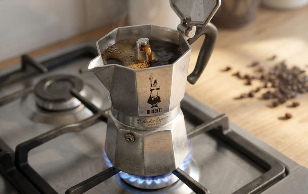 El característico borboteo provoca un café con sabor más amargo.