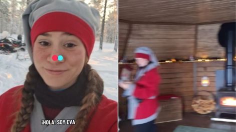 Emigró para trabajar de elfo y su experiencia se volvió viral en TikTok.