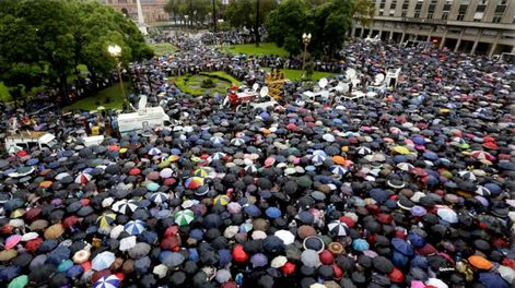 La movilización social en Argentina  y el desafío post #18F