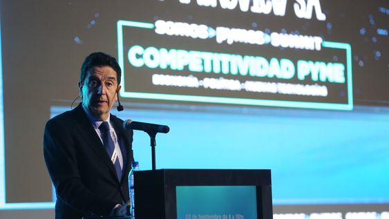 El economista Carlos Melconián en Somos Pymes.&nbsp;