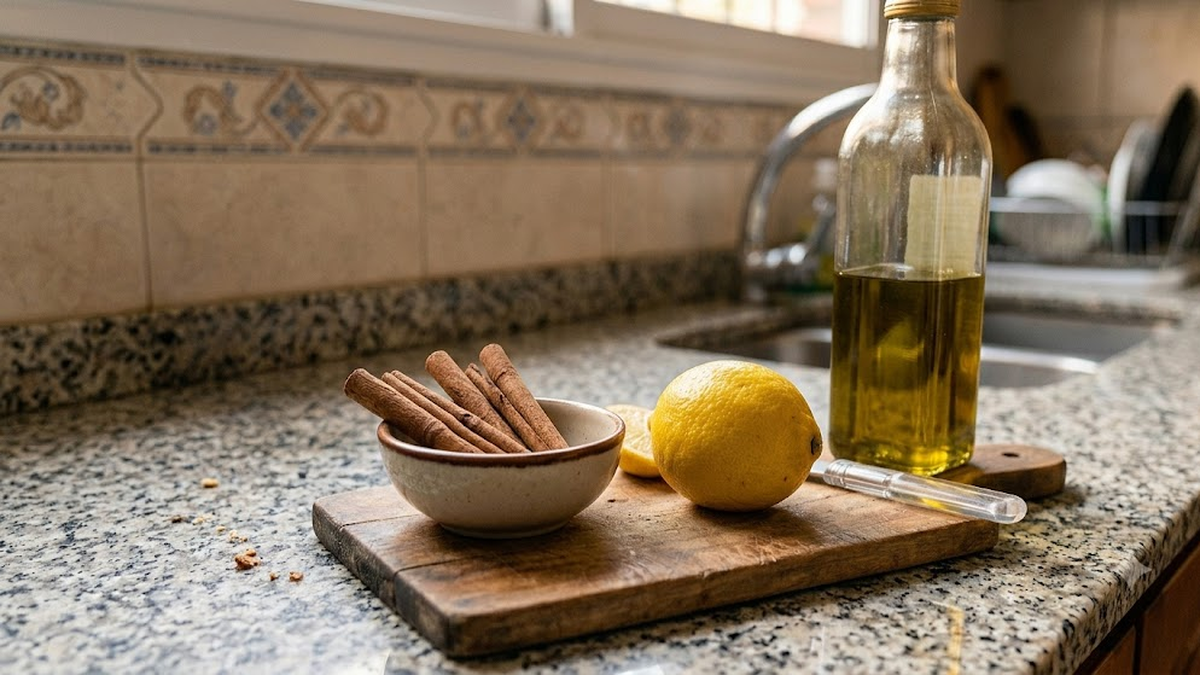 Aceite de oliva, canela y limón: la fórmula que cada vez más