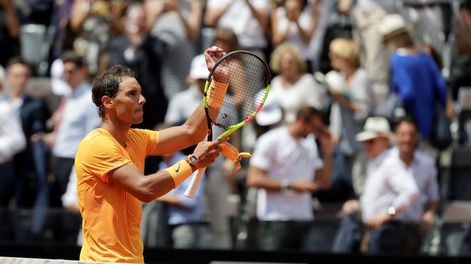 Nadal reaccionó ante Fognini y se clasificó a las semis del M1000 de Roma