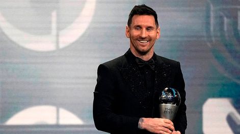 Los Andes | Messi en los The Best 2023, cuando ganó por tercera ocasión.