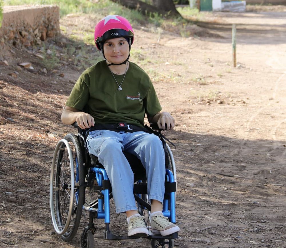 La jocketa mendocina Florencia Giménez avanza en su recuperación tras el accidente en el Hipódromo de Palermo en 2023. (Daniel Caballero - Los Andes)