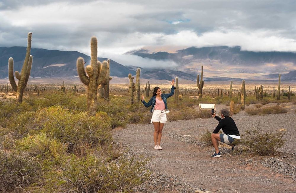 Parque Nacional Los Cardones, en Salta. Uno de los tres destinos para viajar por menos de $60.000 y recuperar $30.000 o más con Previaje (Foto Ministerio de Turismo de la Nación)