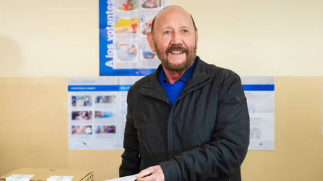 Gildo Insfrán en las Elecciones de Formosa 2025.