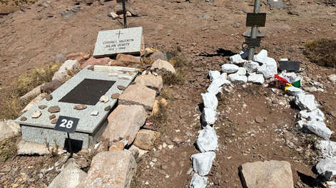 Rudy Parra descansa en Puente del Inca
