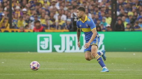 Alan Varela, volante central de Boca, que está intentando recuperar su nivel. / Gentileza.