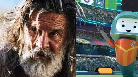 Los Andes | A la izquierda: escena de Hombre muerto, con Osvaldo Laport. A la derecha: escena de Robotia, película de animación. Ambas producciones son argentinas.