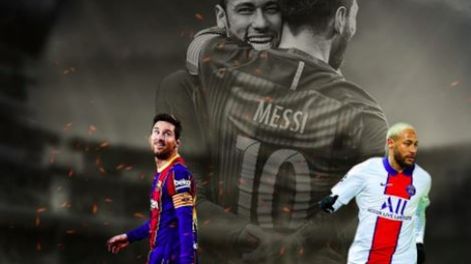 Neymar quiere a Messi en el PSG. / Gentileza.