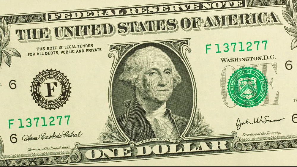 Billete 1 dólar