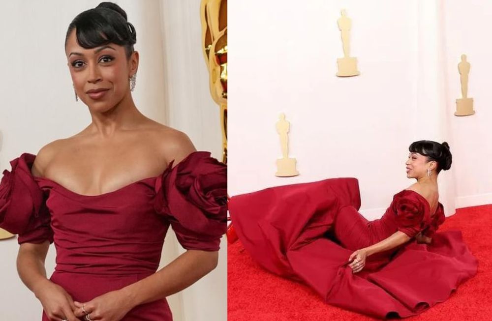 Los Ángeles (Estados Unidos), 10/03/2024.- Liza Koshy llega a la 96ª ceremonia anual de los Premios de la Academia en el Dolby Theatre del barrio de Hollywood de Los Ángeles, California, Estados Unidos, el 10 de marzo de 2024. Los Oscar se entregan a los esfuerzos individuales o colectivos más destacados en el cine en 23 categorías. EFE/EPA/ALLISON DINNER