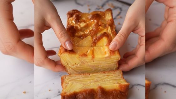 sin azucar y rendidora: como hacer una torta invisible de manzana para el mate