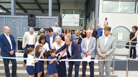 Acto de inicio de clases 2025 en San Martín, Mendoza.&nbsp;&nbsp;