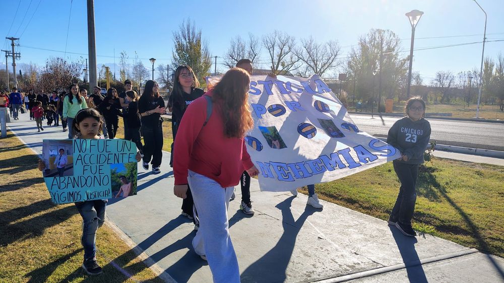 La movilización partió desde el Parque Las Vías hacia el centro del Departamento.