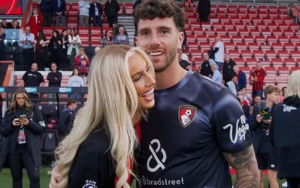 Pareja de futbolistas: Marcos Senesi y Kelci Rose-Bowers