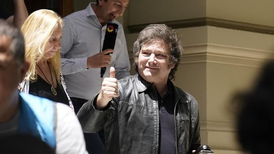 Javier Milei votó en el balotaje - Foto Clarín