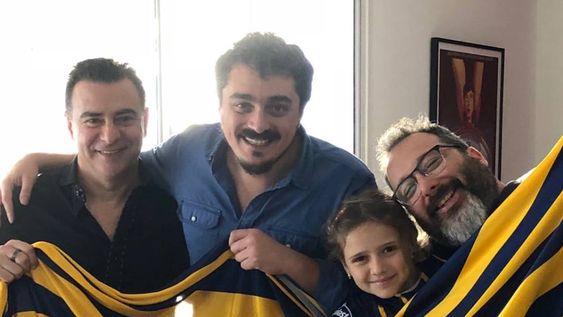 Gerardo Rozín y Reynaldo Sietecase, dos fanáticos de Rosario Central